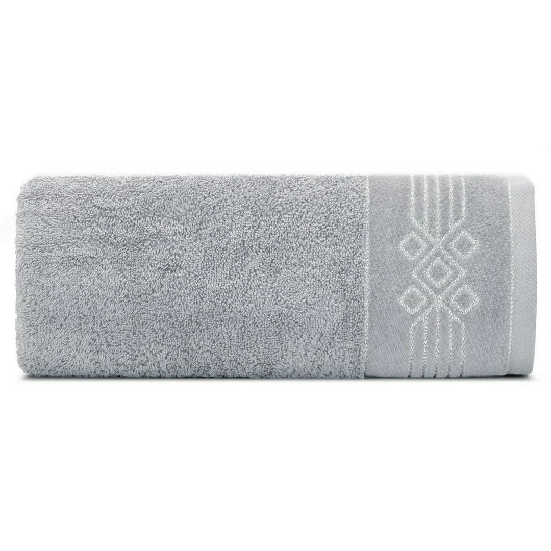 Ręcznik Kamela 50x90 srebrny frotte 520g/m2 Eurofirany