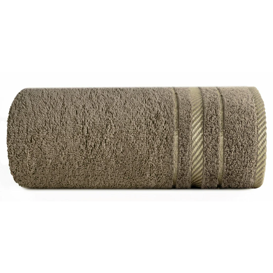 Ręcznik Koral 30x50 brązowy frotte 480g/m2 Eurofirany