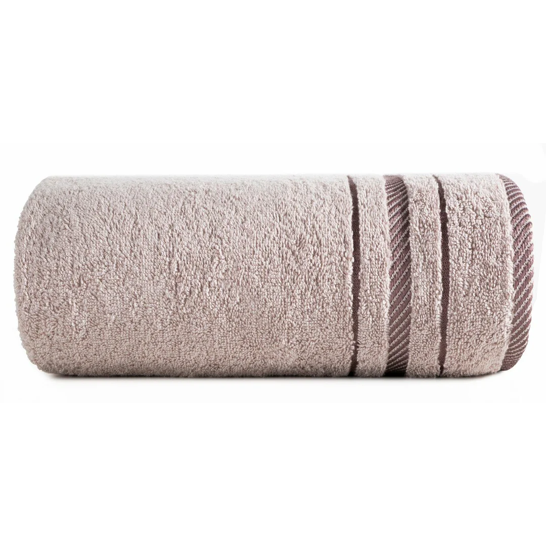 Ręcznik Koral 30x50 pudrowy różowy frotte 480g/m2 Eurofirany