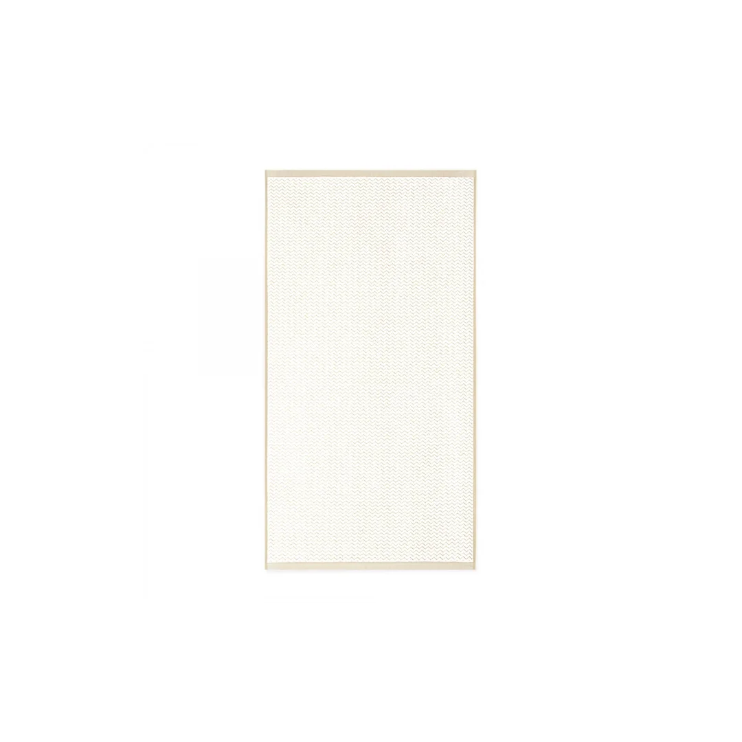 Ręcznik Lahti 70x140 beżowy zygzak 500 g/m2 Zwoltex 23