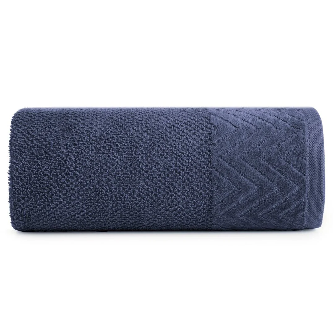 Ręcznik Loren 50x90 09 granatowy 500g/m2 frotte Eurofirany