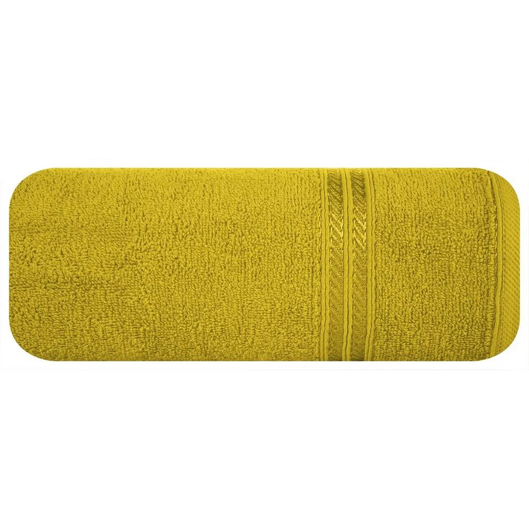 Ręcznik Lori 50x90 musztardowy 450g/m2 Eurofirany