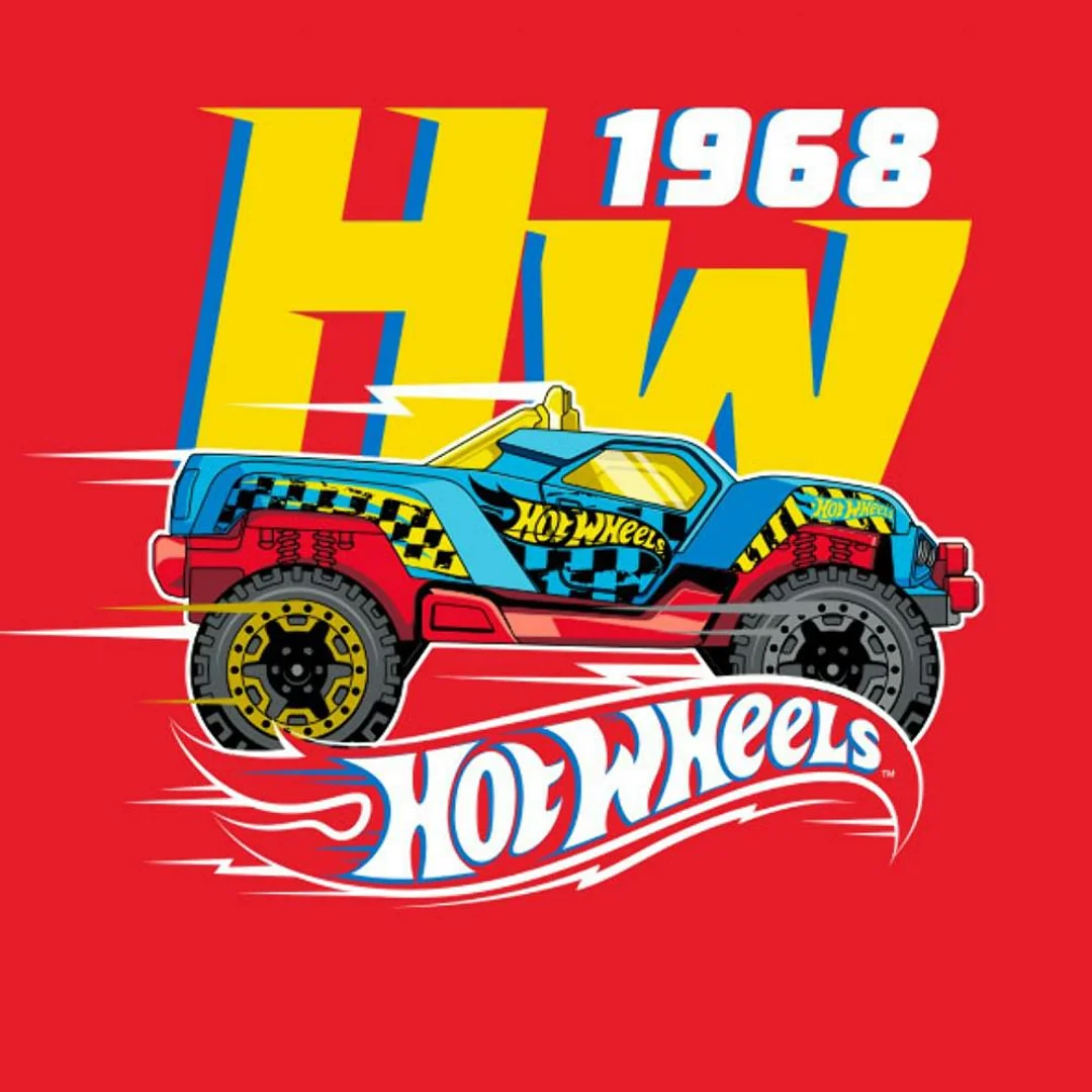 Ręcznik magiczny 30x30 cm Hot Wheels czerwony Magic