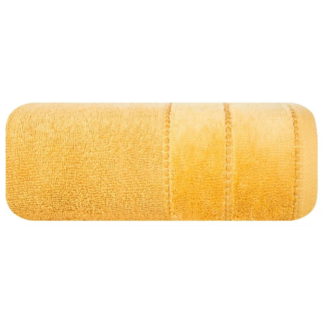 Ręcznik Mari 50x90 musztardowy 500g/m2 frotte Eurofirany