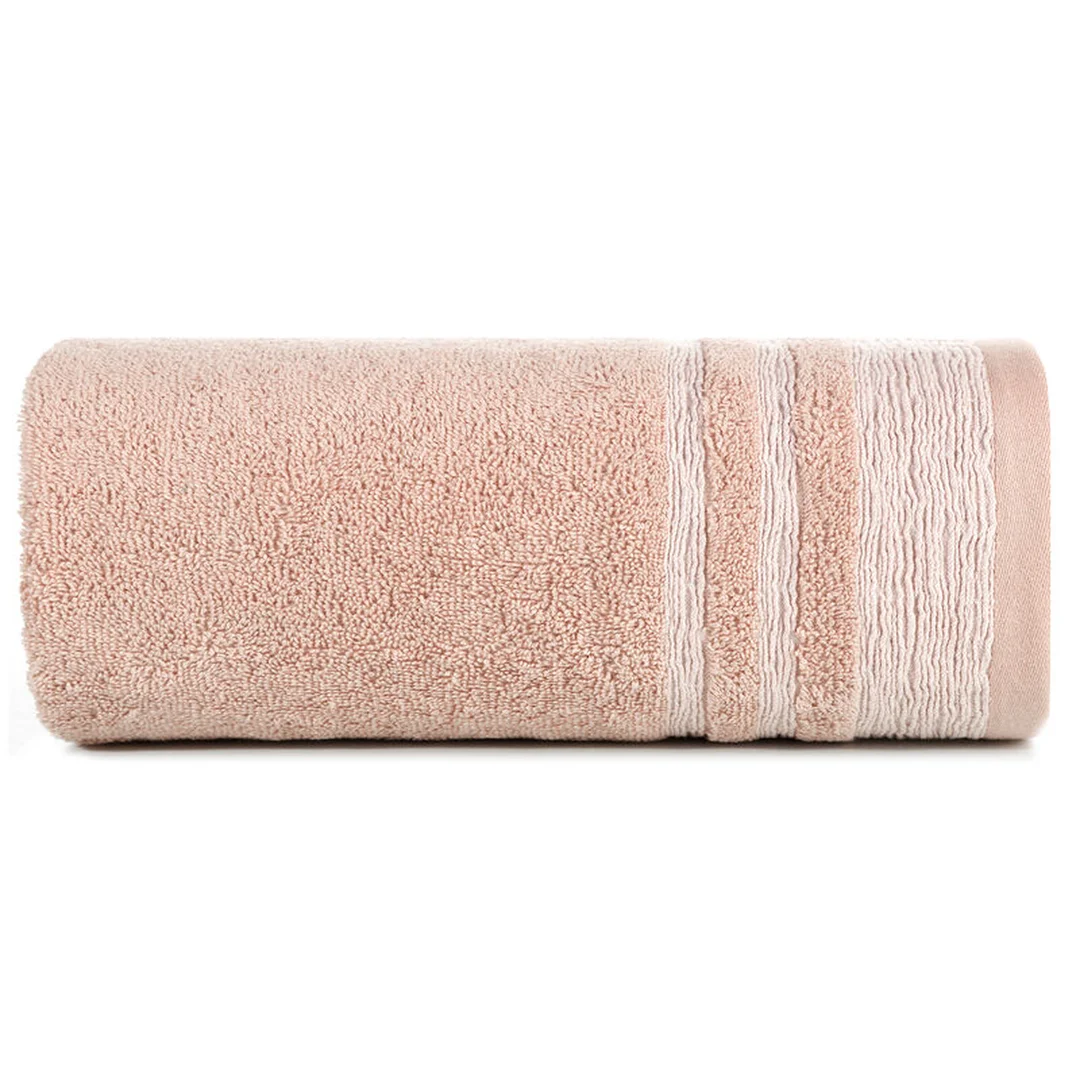 Ręcznik Mery 50x90 pudrowy róż 500 g/m2 frotte Eurofirany