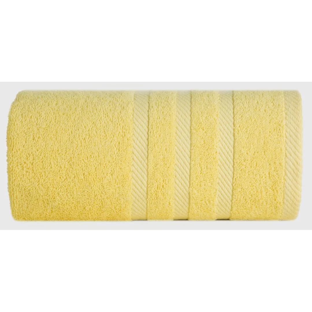 Ręcznik Milo 100x150 żółty 500 g/m2 frotte bawełniany Eurofirany
