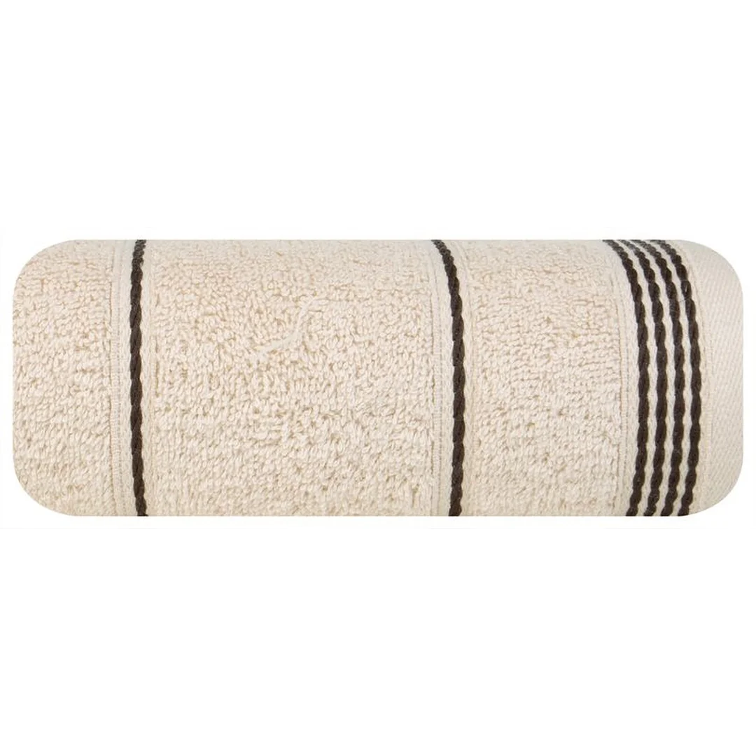 Ręcznik Mira 50x90 beżowy 03 frotte 500 g/m2 Eurofirany
