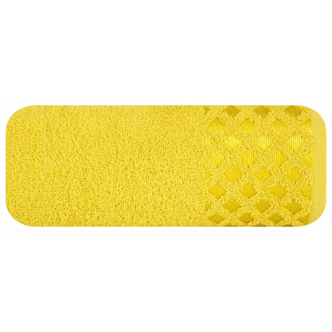 Ręcznik Nela 50x90 musztardowy 460g/m2 Eurofirany