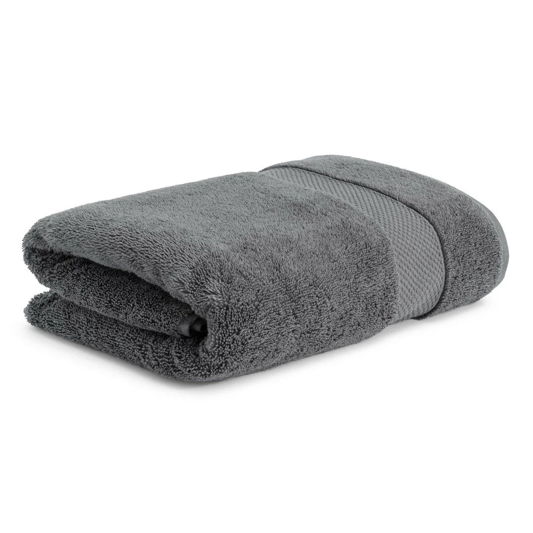 Ręcznik Opulence 70x130 antracytowy z bawełny egipskiej 600 g/m2 Nefretete