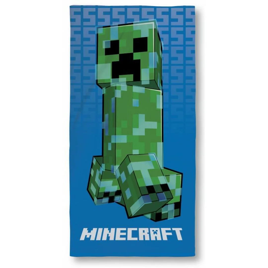Ręcznik plażowy 70x140 Minecraft dla gracza bawełniany frotte Halantex