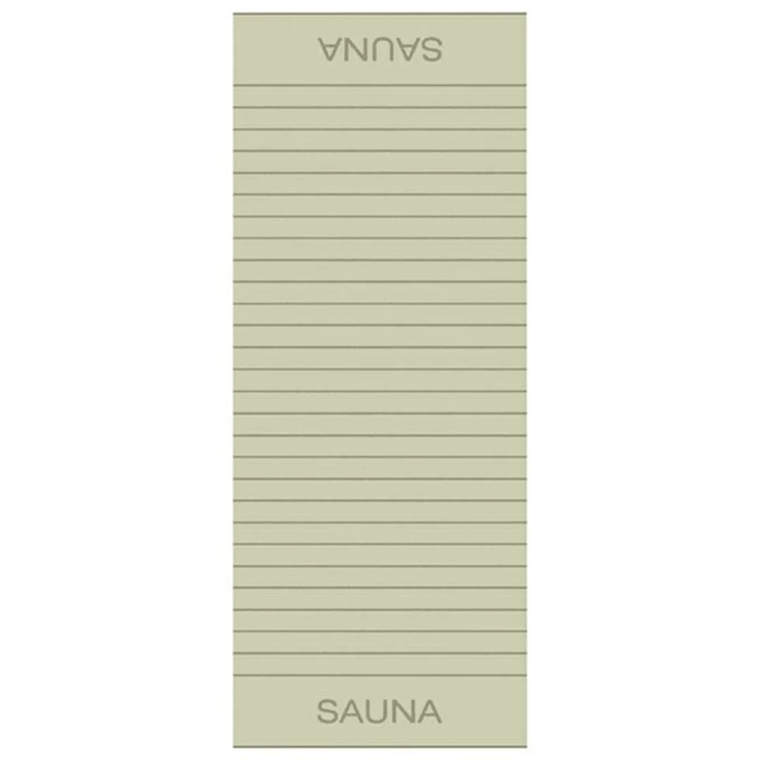 Ręcznik plażowy Balance Sauna 80x200 wasabi 44 frotte 500g/m2 100% bawełna Cawoe