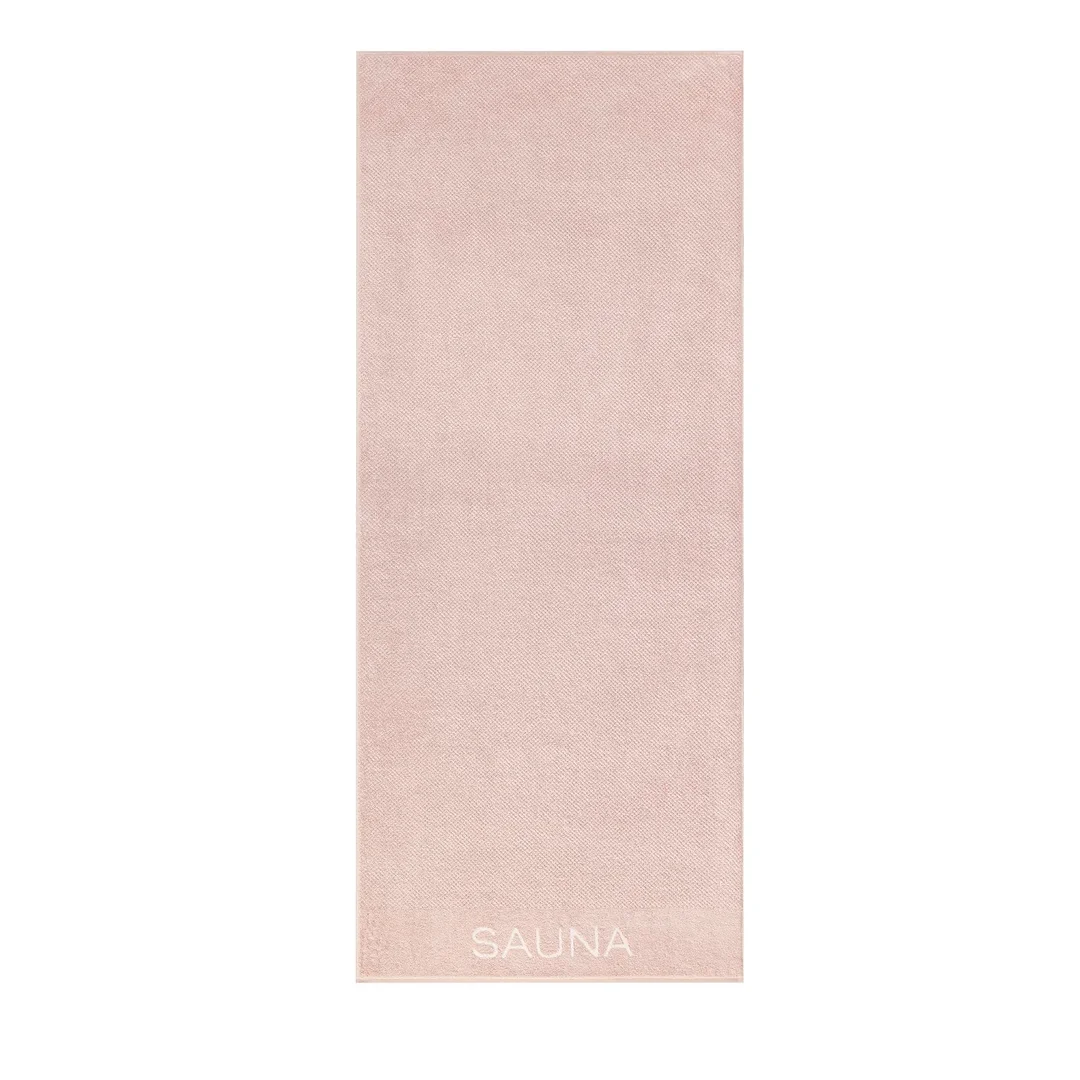 Ręcznik plażowy Pure 80x200 pudrowy 383 frotte 500g/m2 100% bawełna Cawoe