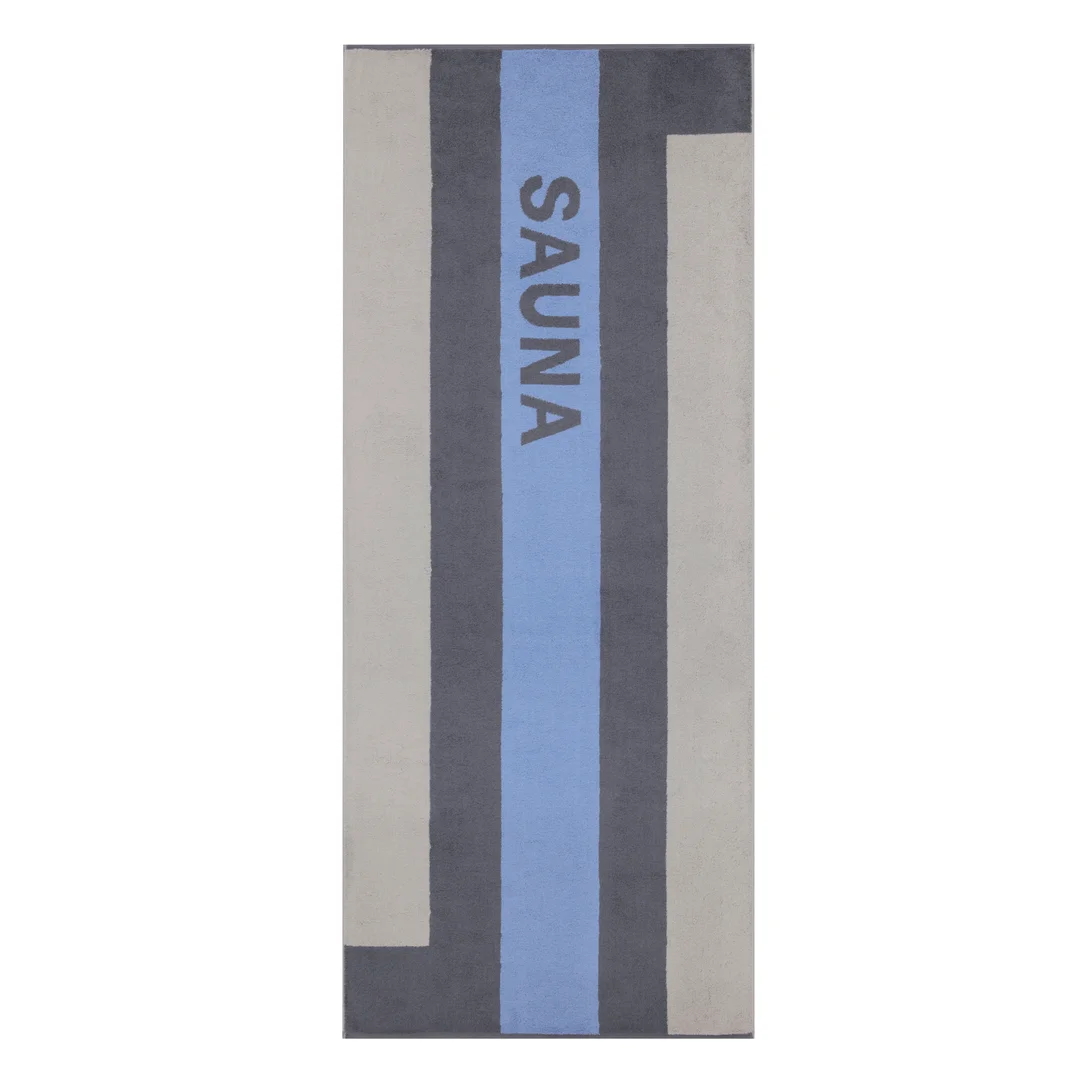 Ręcznik plażowy Sauna 80x200 niebo 17 frotte 480g/m2 100% bawełna Cawoe