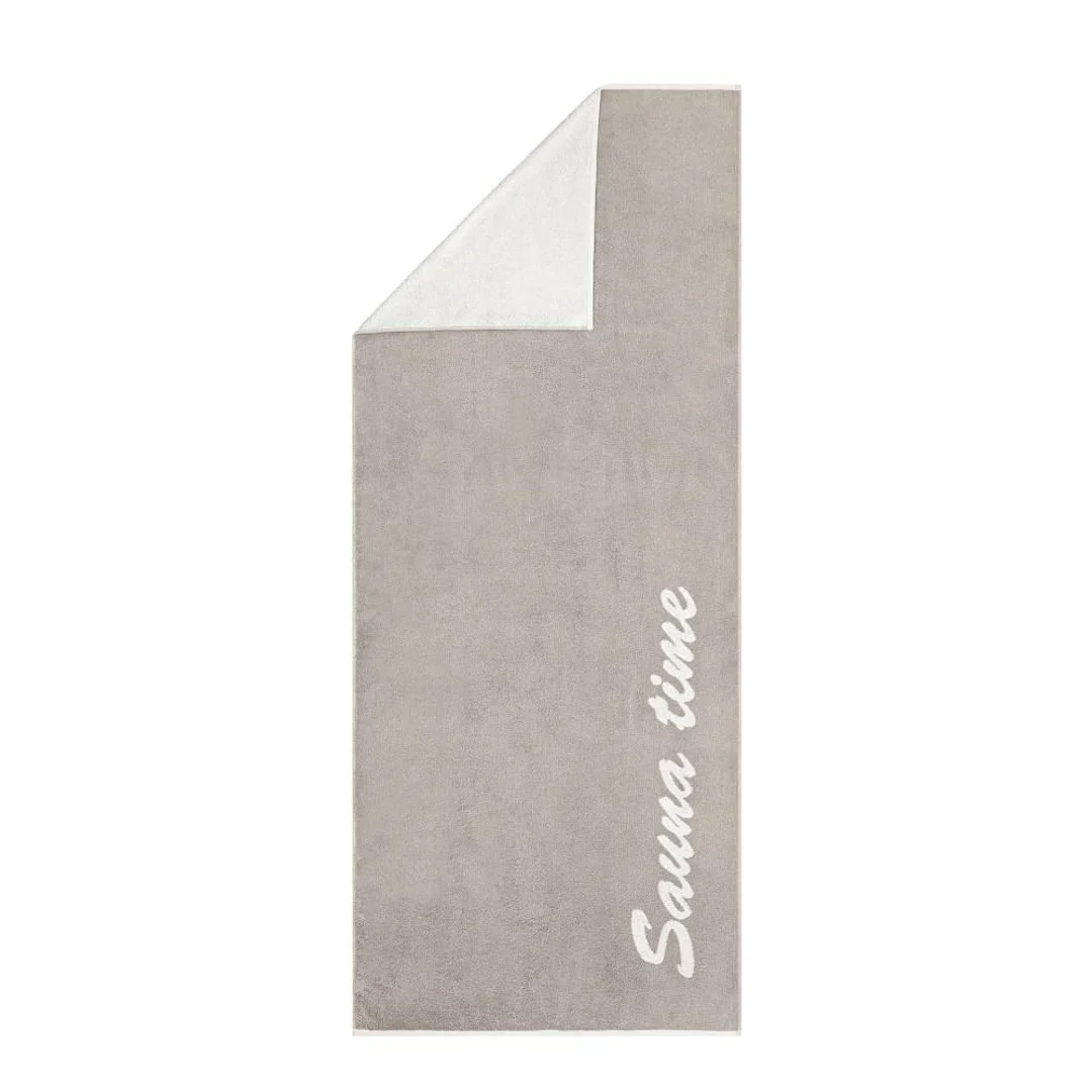 Ręcznik plażowy Saune-Time 80x200 kamienny 70 frotte 480g/m2 100% bawełna Cawoe