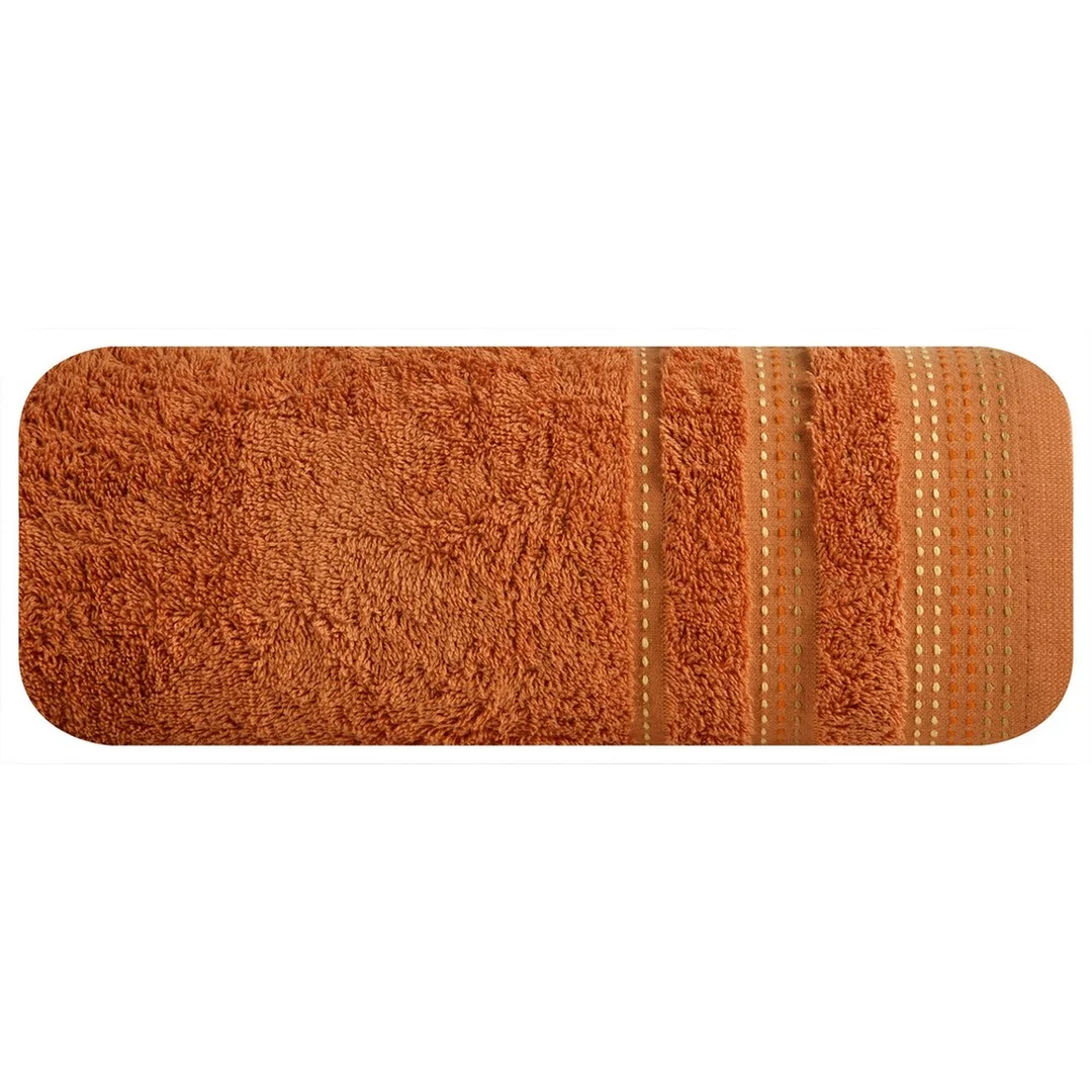 Ręcznik Pola 50x90 04 pomarańczowy frotte 500 g/m2 Eurofirany