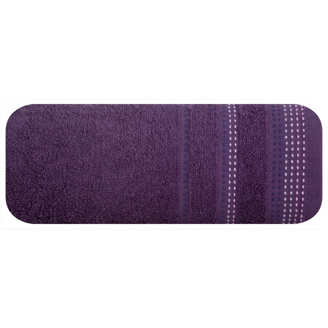 Ręcznik Pola 50x90 11 śliwkowy frotte 500 g/m2 Eurofirany