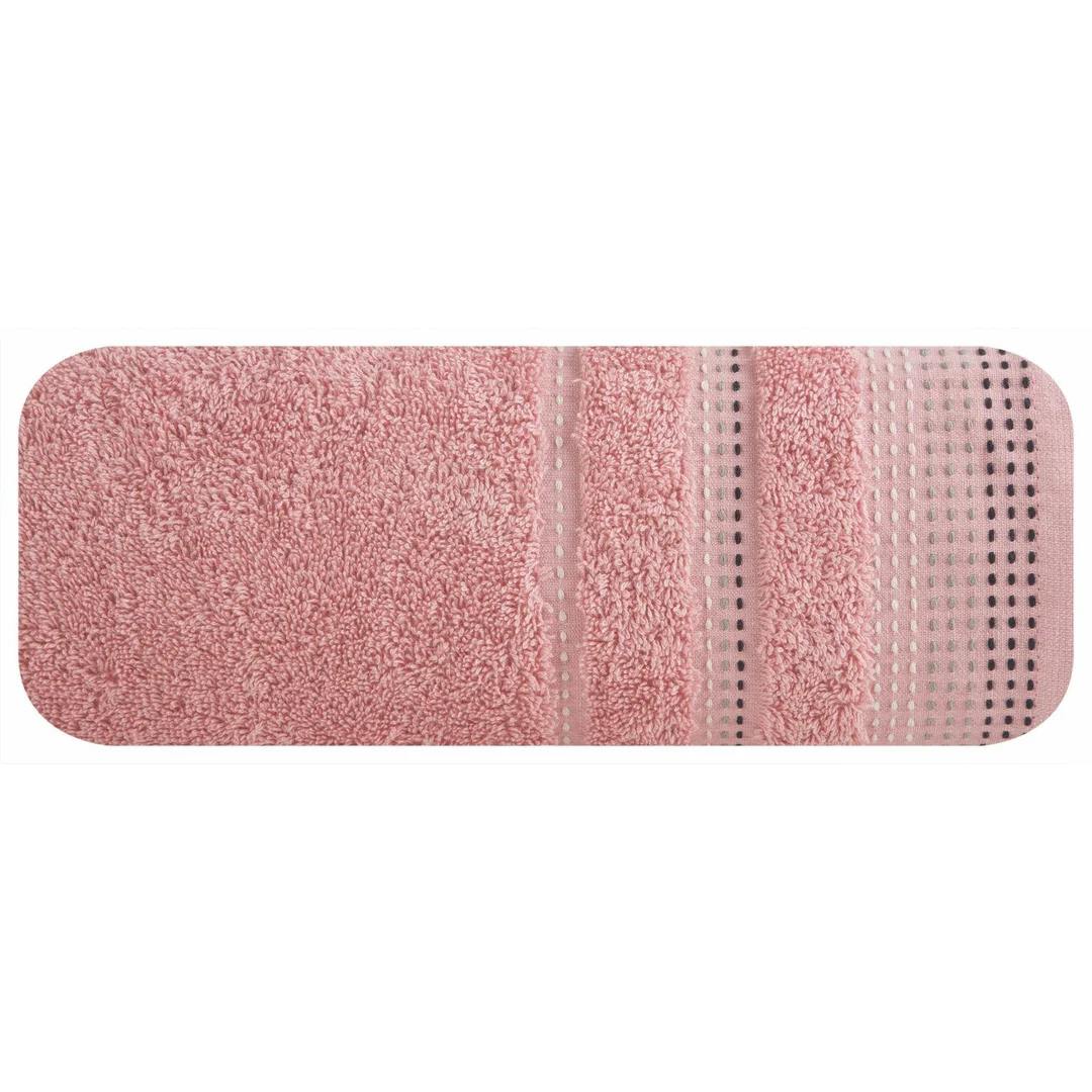 Ręcznik Pola 50x90 23 pudrowy różowy frotte 500 g/m2 Eurofirany