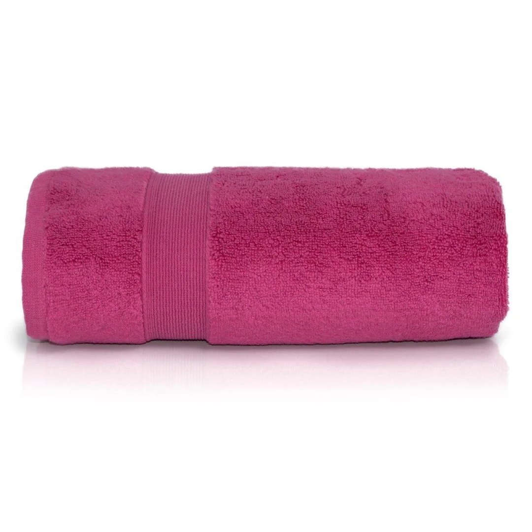 Ręcznik Rocco 50x90 fuksja frotte bawełniany 600g/m2