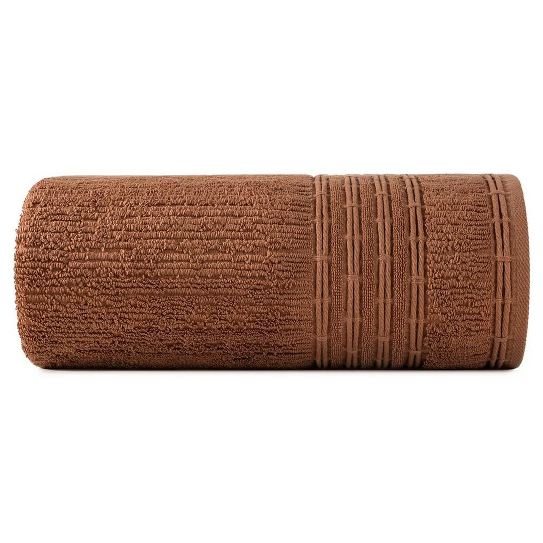 Ręcznik Romeo 50x90 ceglasty frotte 500g/m2 Eurofirany
