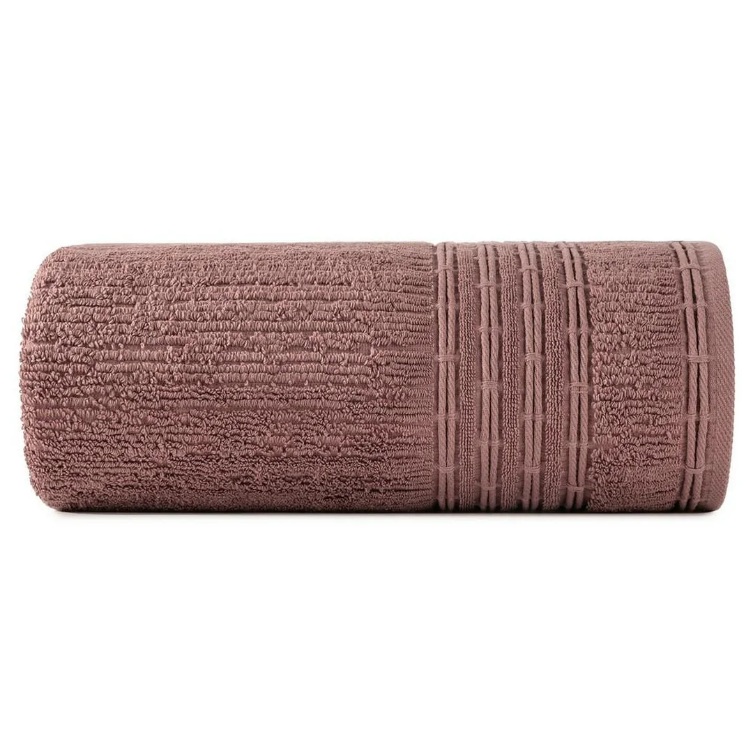 Ręcznik Romeo 50x90 pudrowy różowy frotte 500g/m2 Eurofirany