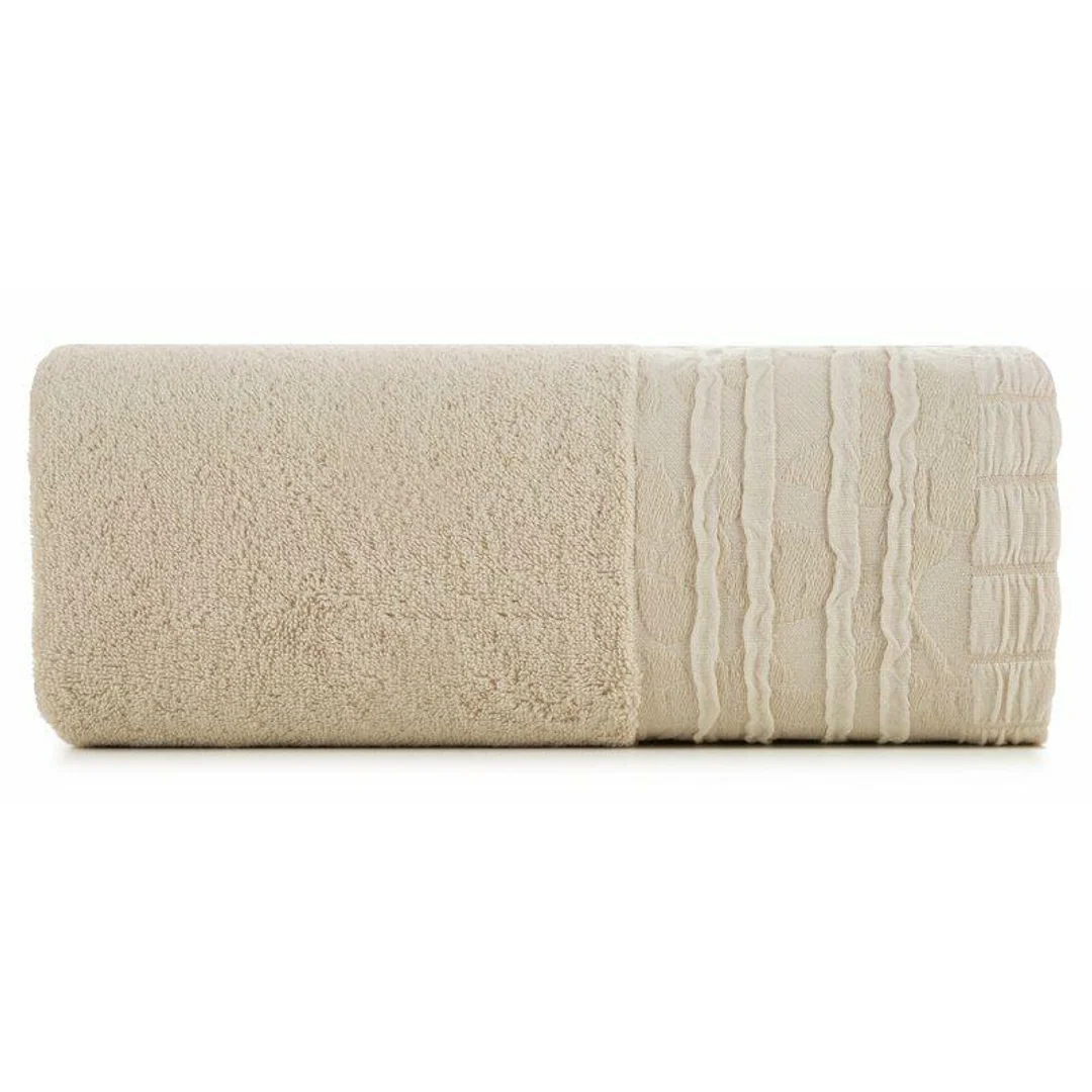 Ręcznik Rossi 50x90 beżowy frotte 500 g/m2 Eurofirany