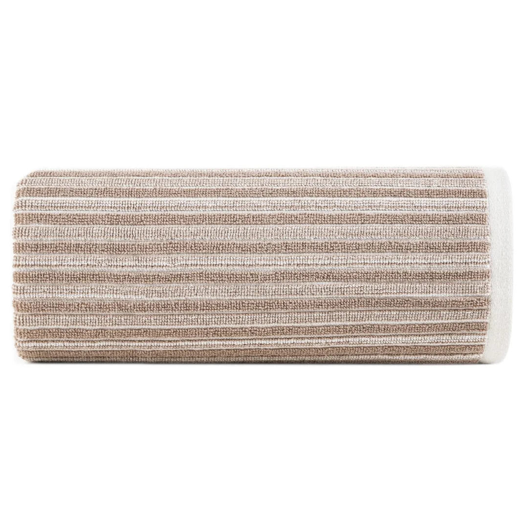 Ręcznik Seville 1 50x90 kremowy beżowy frotte z dodatkiem nici z recyklingu 480 g/m2 Terra Collection Eurofirany