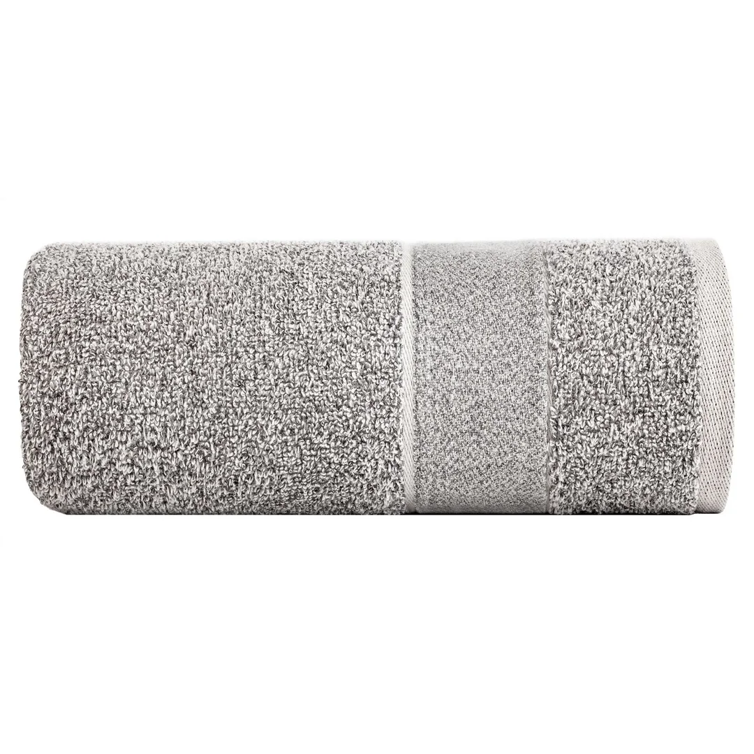 Ręcznik Seville 50x90 szary melanż frotte z dodatkiem nici z recyklingu 480 g/m2 Terra Collection Eurofirany