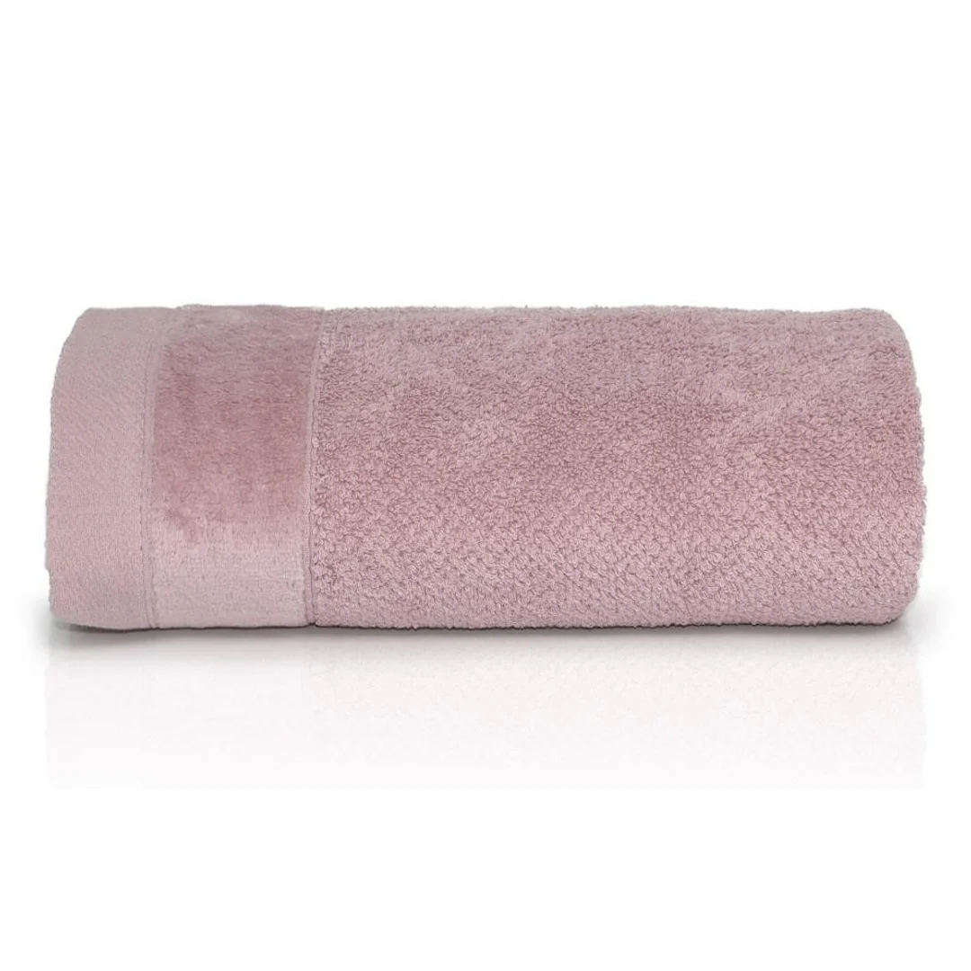 Ręcznik Vito 50x90 różowy pudrowy frotte bawełniany 550g/m2