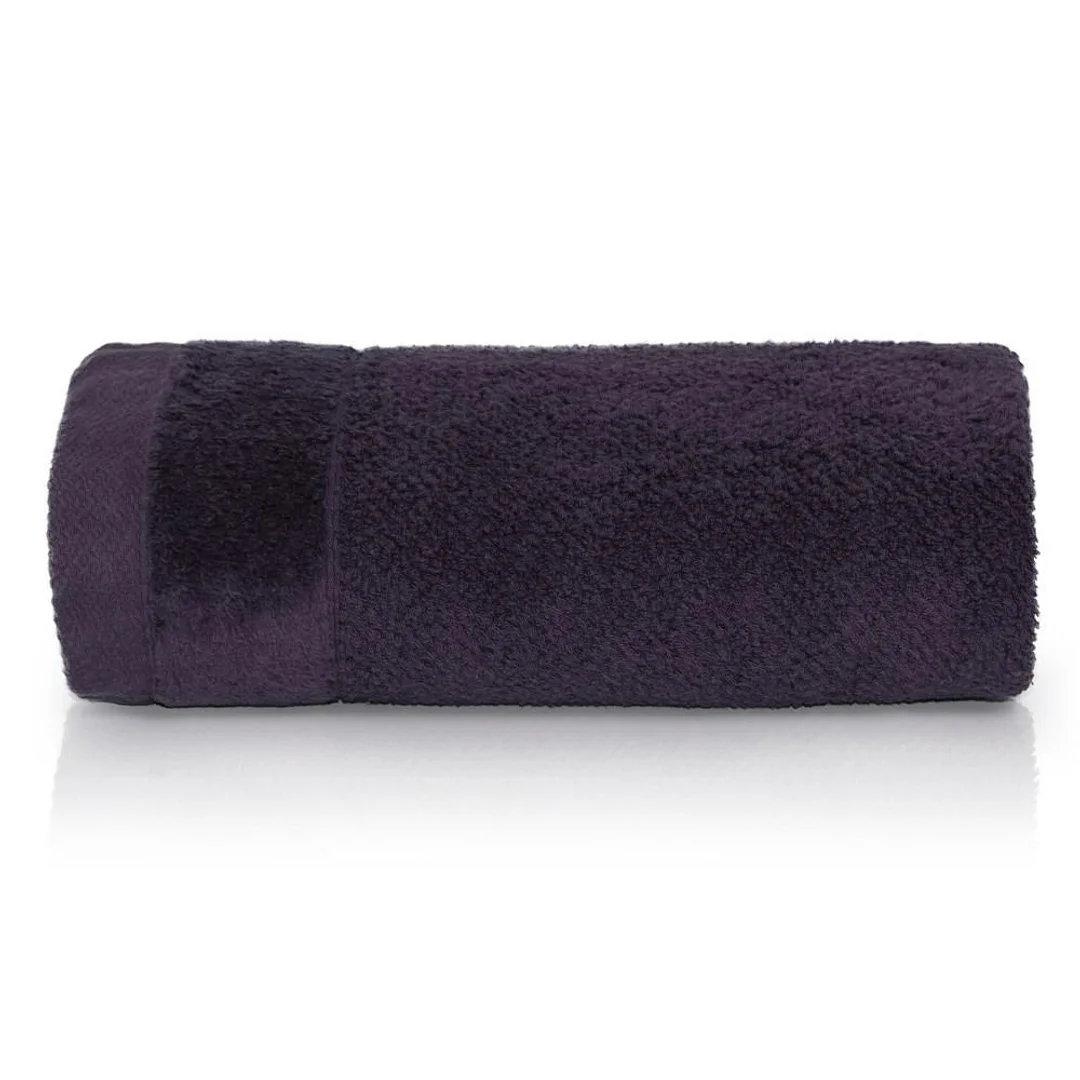 Ręcznik Vito 50x90 śliwkowy frotte bawełniany 550g/m2