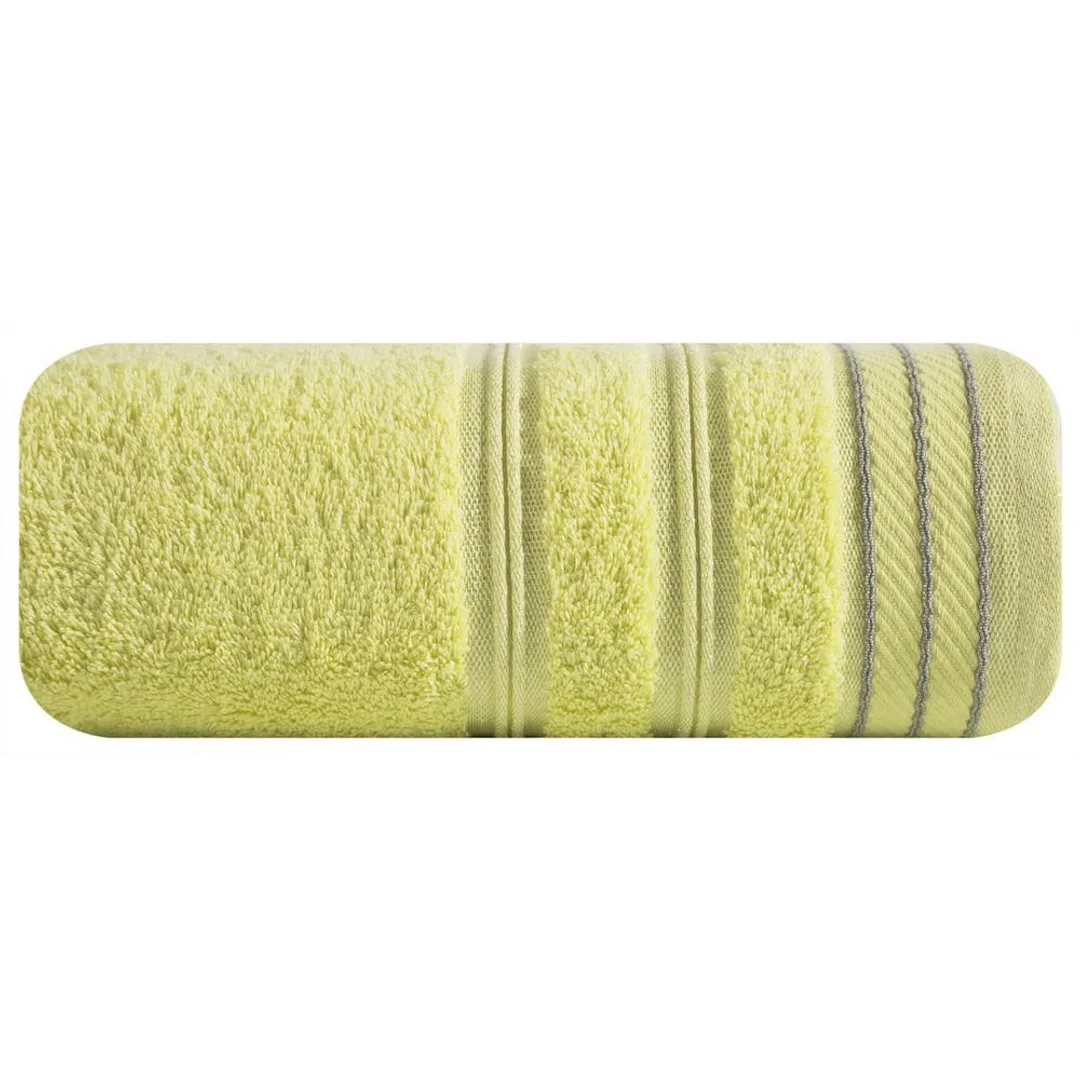 Ręcznik Wiki 50x90 06 żółty srebrne nitki 480 g/m2