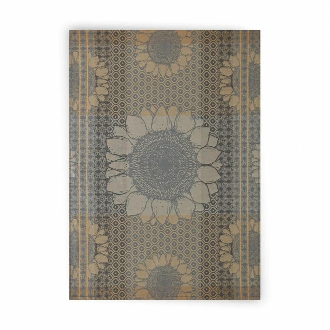 Ścierka kuchenna 50x70 Sunflowers szara bawełniana do naczyń 9697/4 Zwoltex