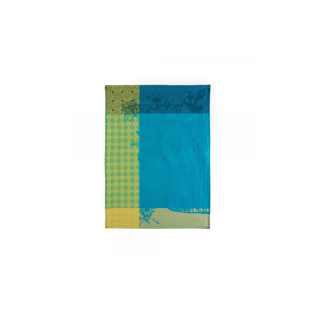 Ścierka kuchenna BOUQUET 50x70 turkusowa 9722/4 Zwoltex
