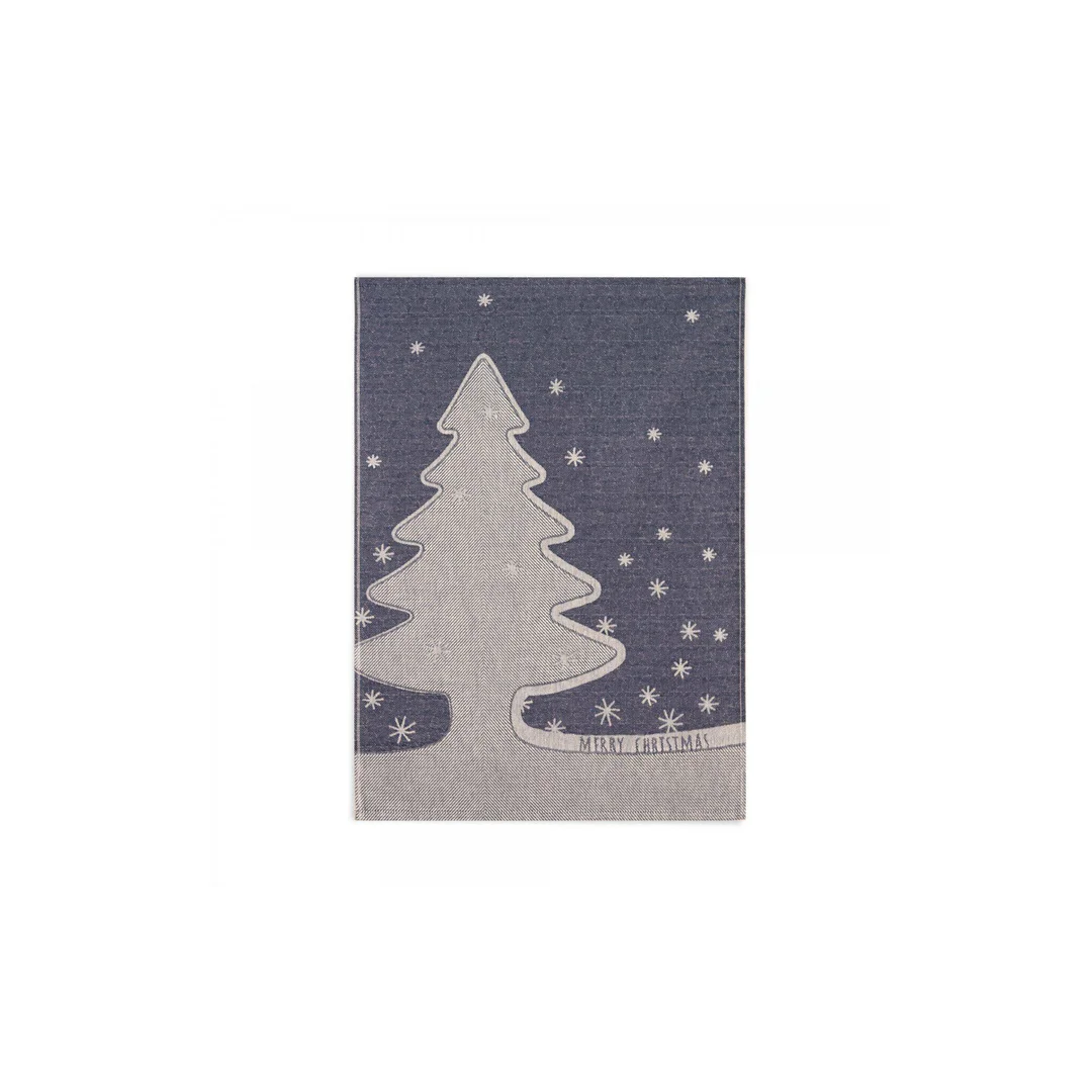 Ścierka kuchenna CHRISTMAS STARS 50x70 niebieska biała 9677/2 Zwoltex
