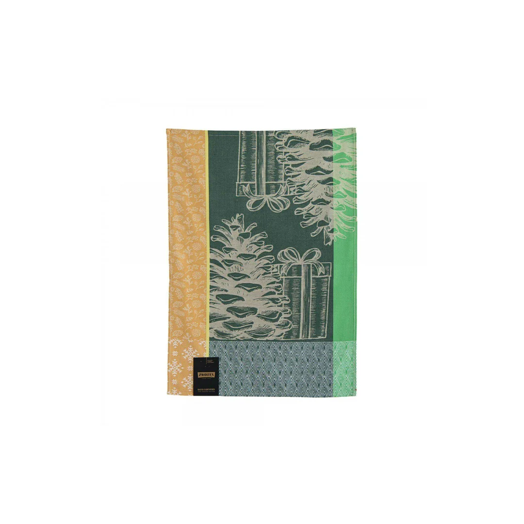Ścierka kuchenna Pine & Snow 50x70 zielona 9890/1 Zwoltex