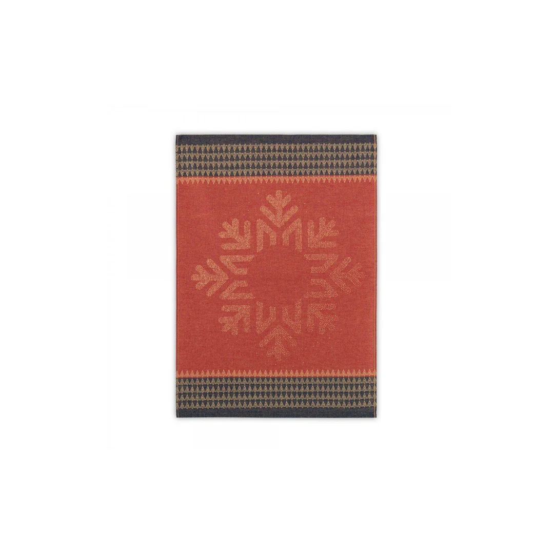 Ścierka kuchenna Snowflake 50x70 bordowy 9889/2 Zwoltex
