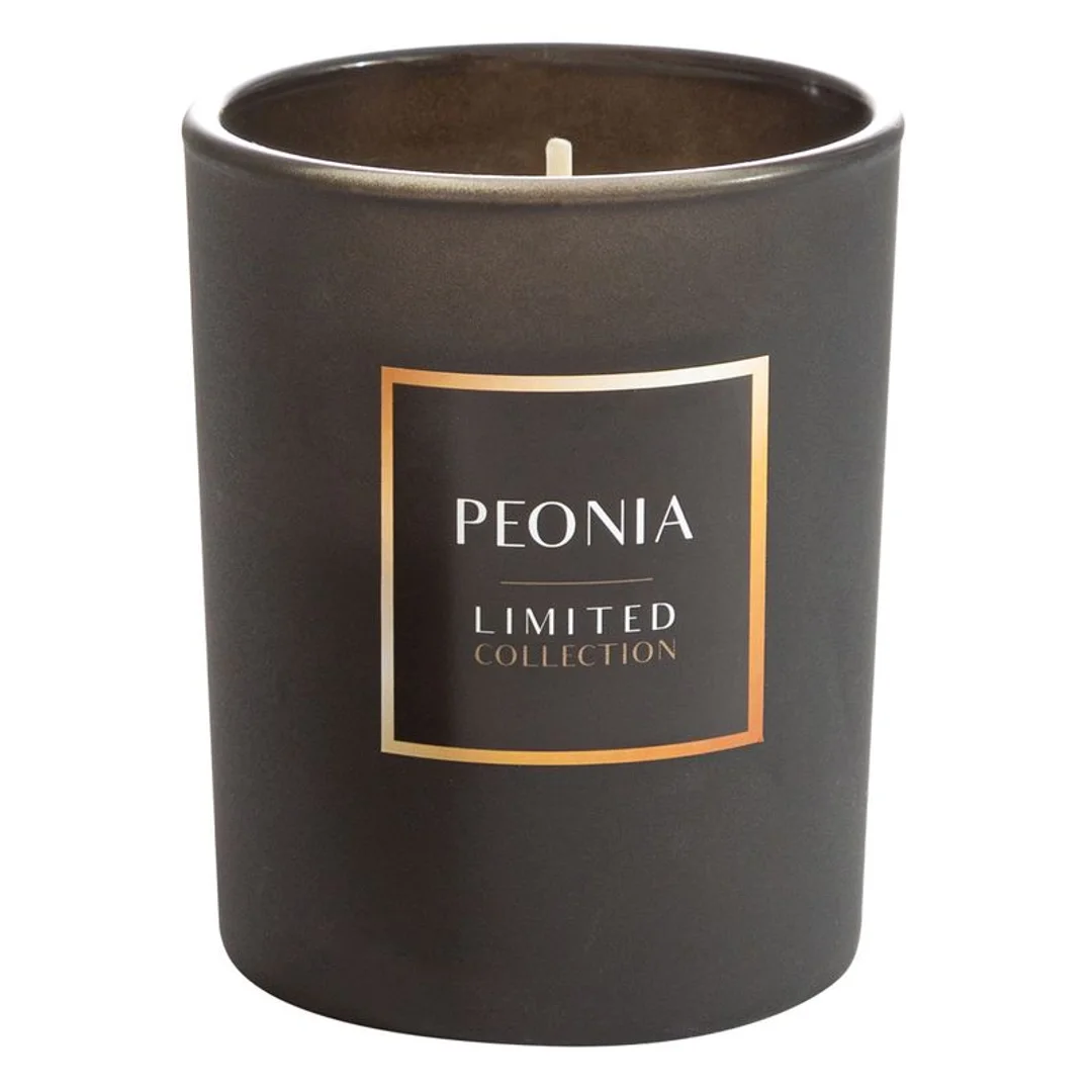 Świeca zapachowa Peonia o zapachu peonii w szkle ozdobnym 200g LIMITED COLLECTION Eurofirany