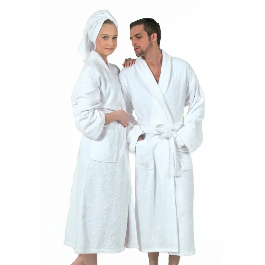 Szlafrok hotelowy frotte Hotel & SPA biały rozmiar: L/XL uniwersalny