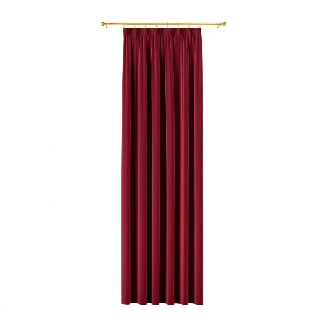 Zasłona gotowa na taśmie 140x250 043 czerwony Blackout Velvet — zdjęcie 5
