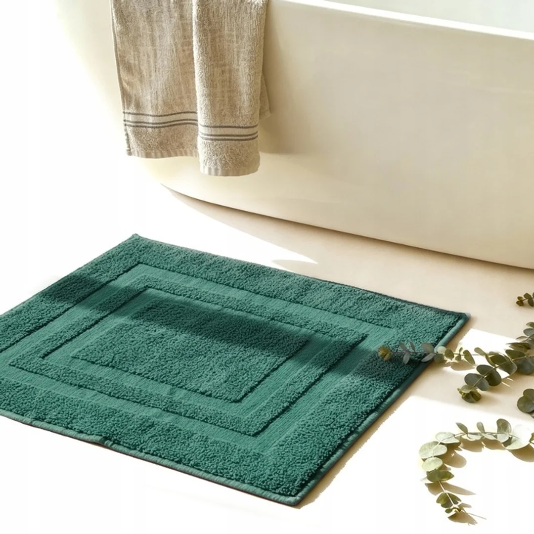 Dywanik łazienkowy 50x70 Ravo butelkowa zieleń frotte 1000 g/m2 — zdjęcie 2