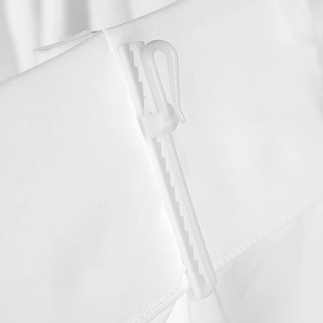 Firana 230x270 Ruby biała szyfonowa gotowa na taśmie flex Eurofirany — zdjęcie 7