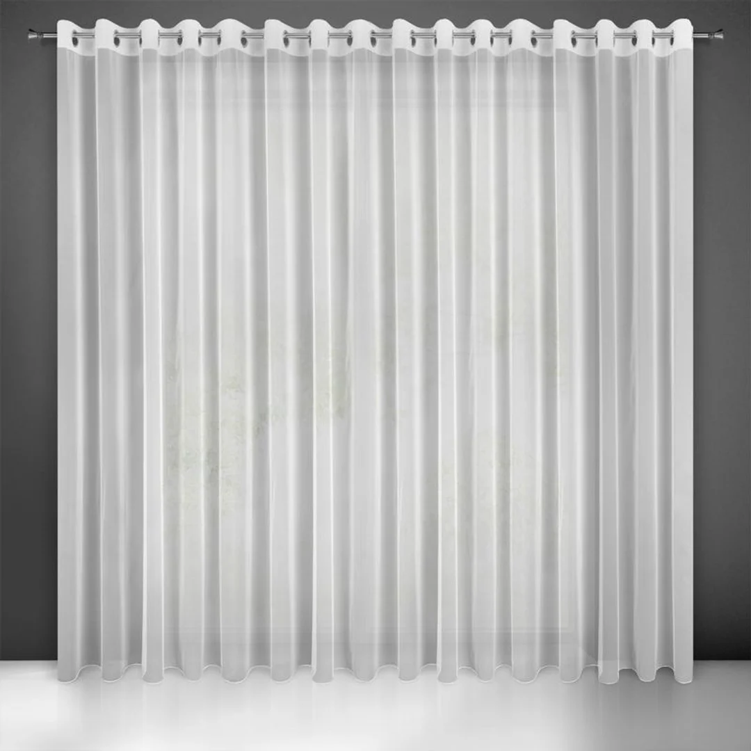 Firana gotowa esel 400x250 cm biały — zdjęcie 2