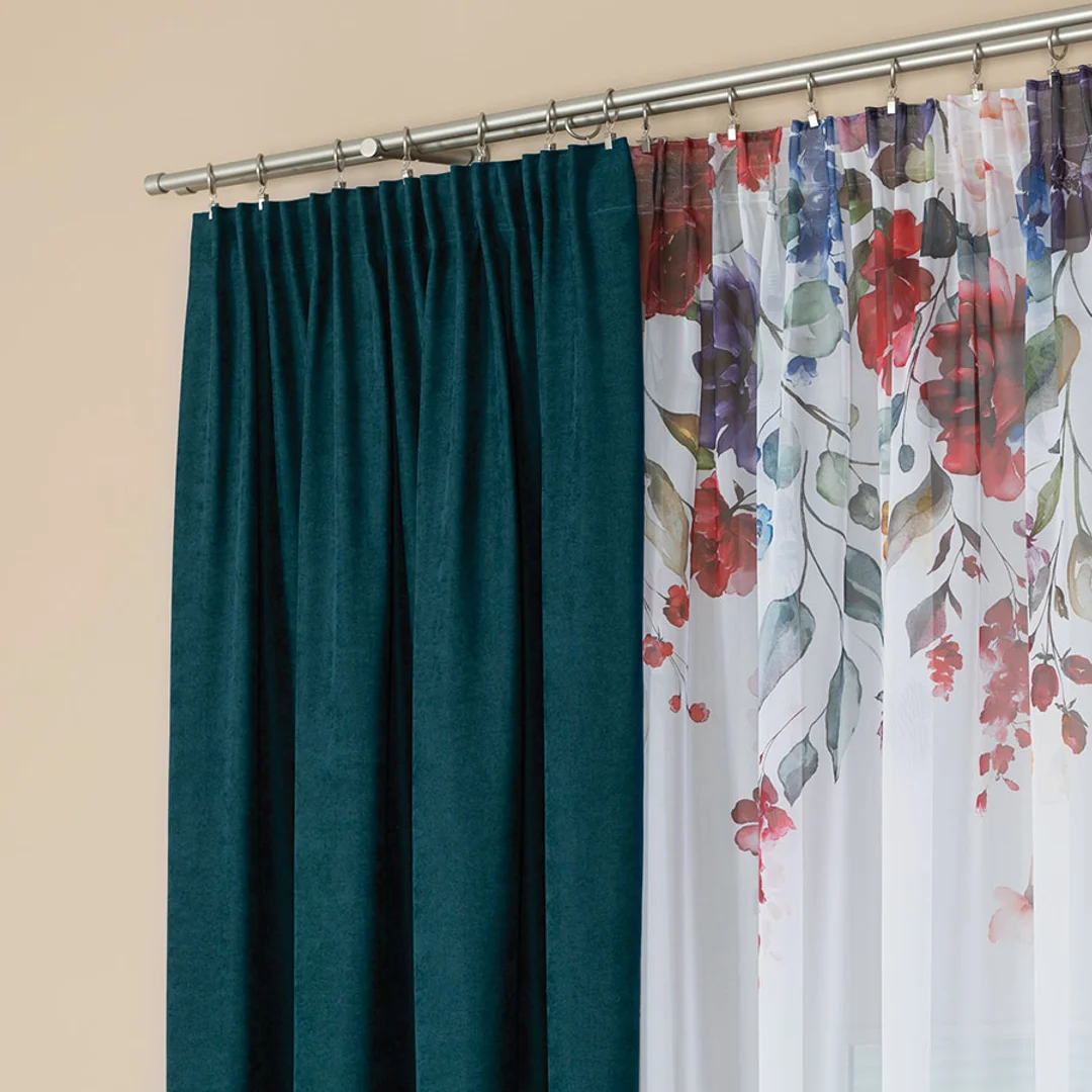 Firana gotowa na taśmie 140x250 001 biała Jolanda — zdjęcie 2