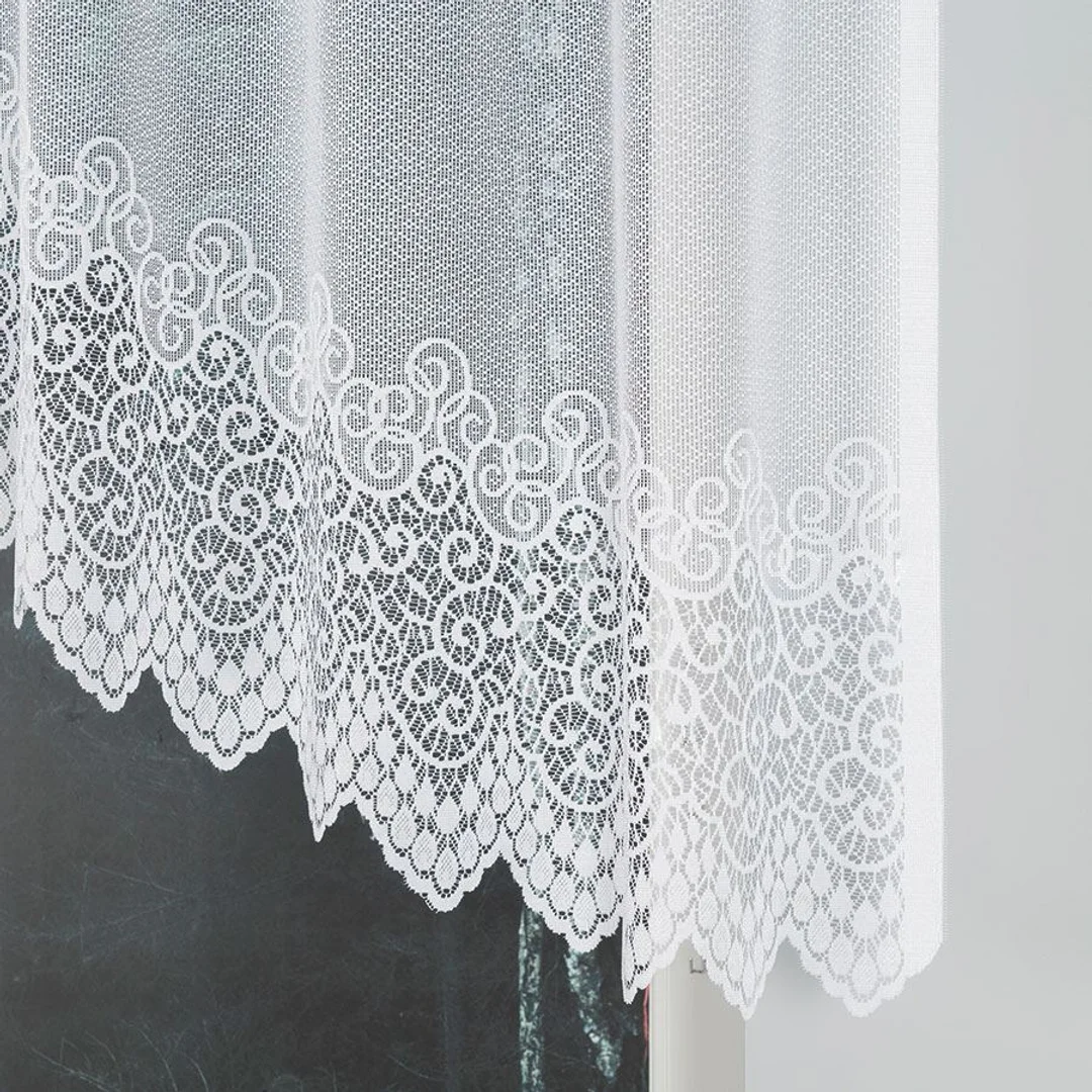 Firana żakardowa gotowa 250x120 biała Violetta — zdjęcie 5