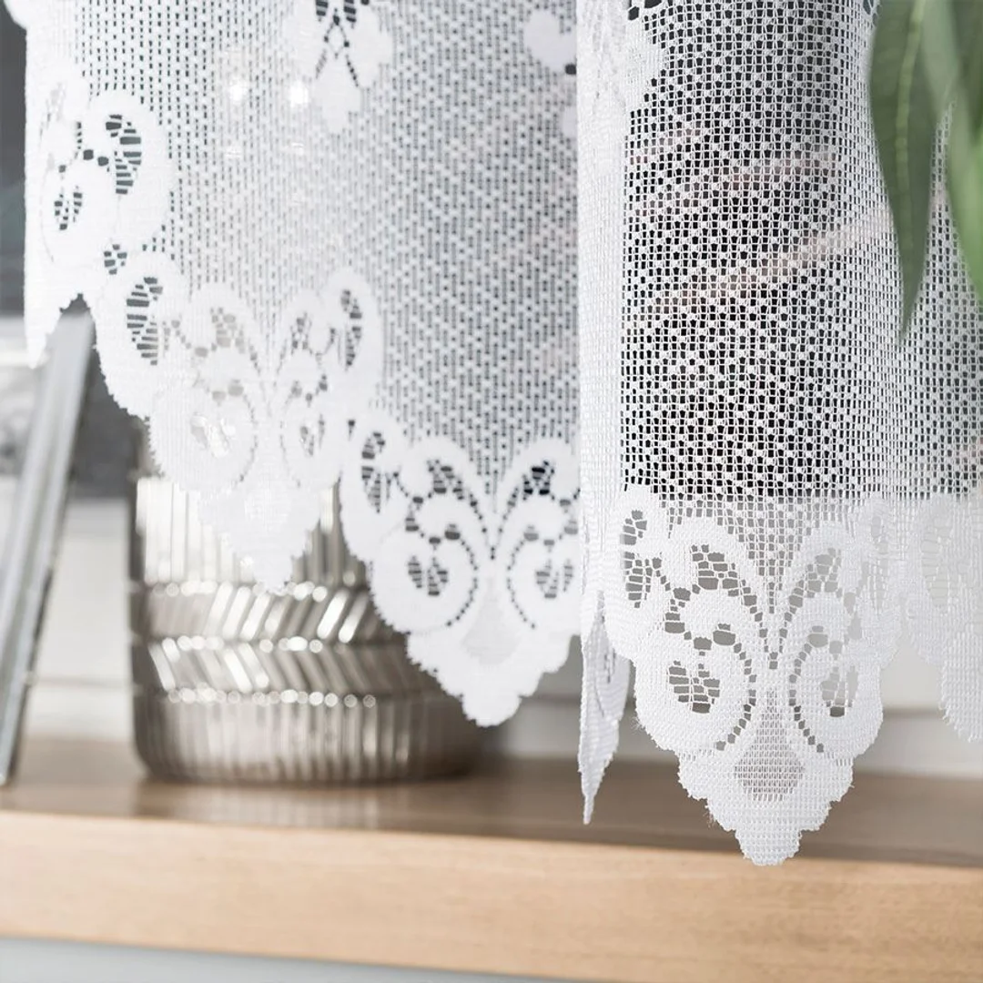 Firana żakardowa gotowa 300x160 biała Nadia — zdjęcie 4