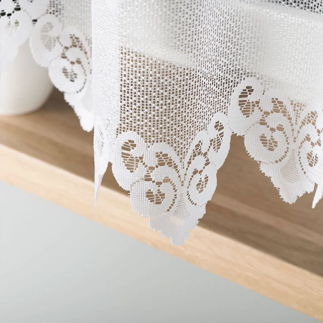Firana żakardowa gotowa 300x160 biała Nadia — zdjęcie 5