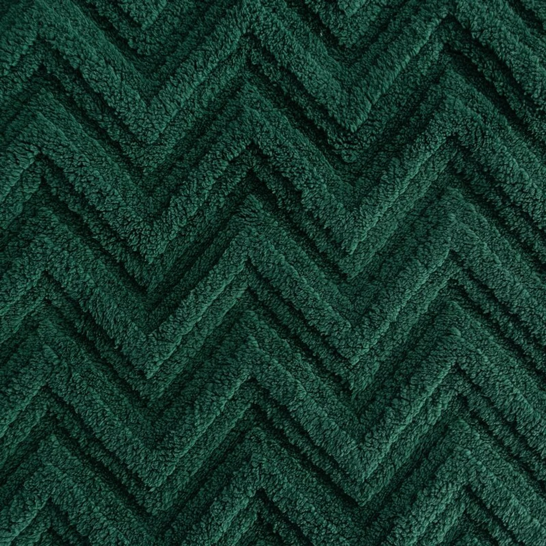 Koc 170x210 Jodła ciemnozielony – elegancki koc polarowy do sypialni — zdjęcie 3