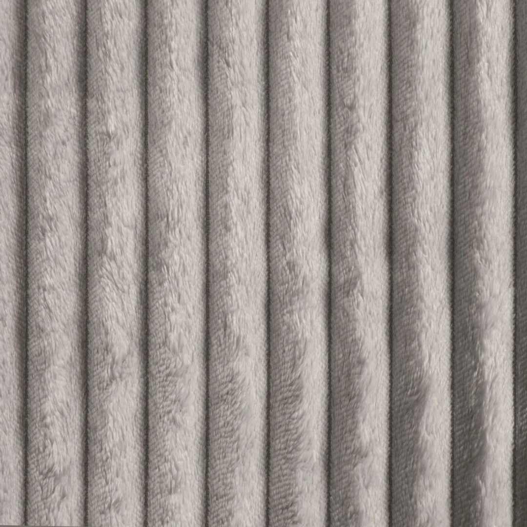 Koc narzuta 200x220 Soft beżowy z mikrofibry prążki D91 — zdjęcie 5