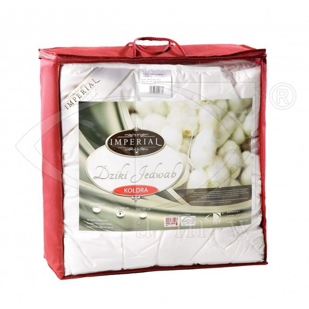 Kołdra 160x200 Imperial Dziki Jedwab bawełna 800g AMW — zdjęcie 2