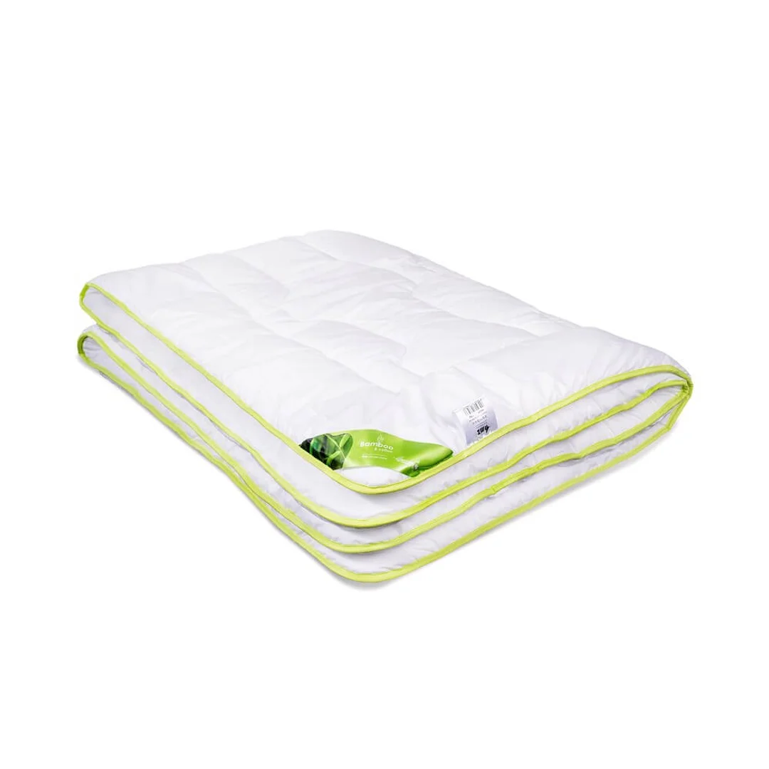 Kołdra antyalergiczna 135x200 Bamboo letnia 550 g biała AMZ — zdjęcie 3