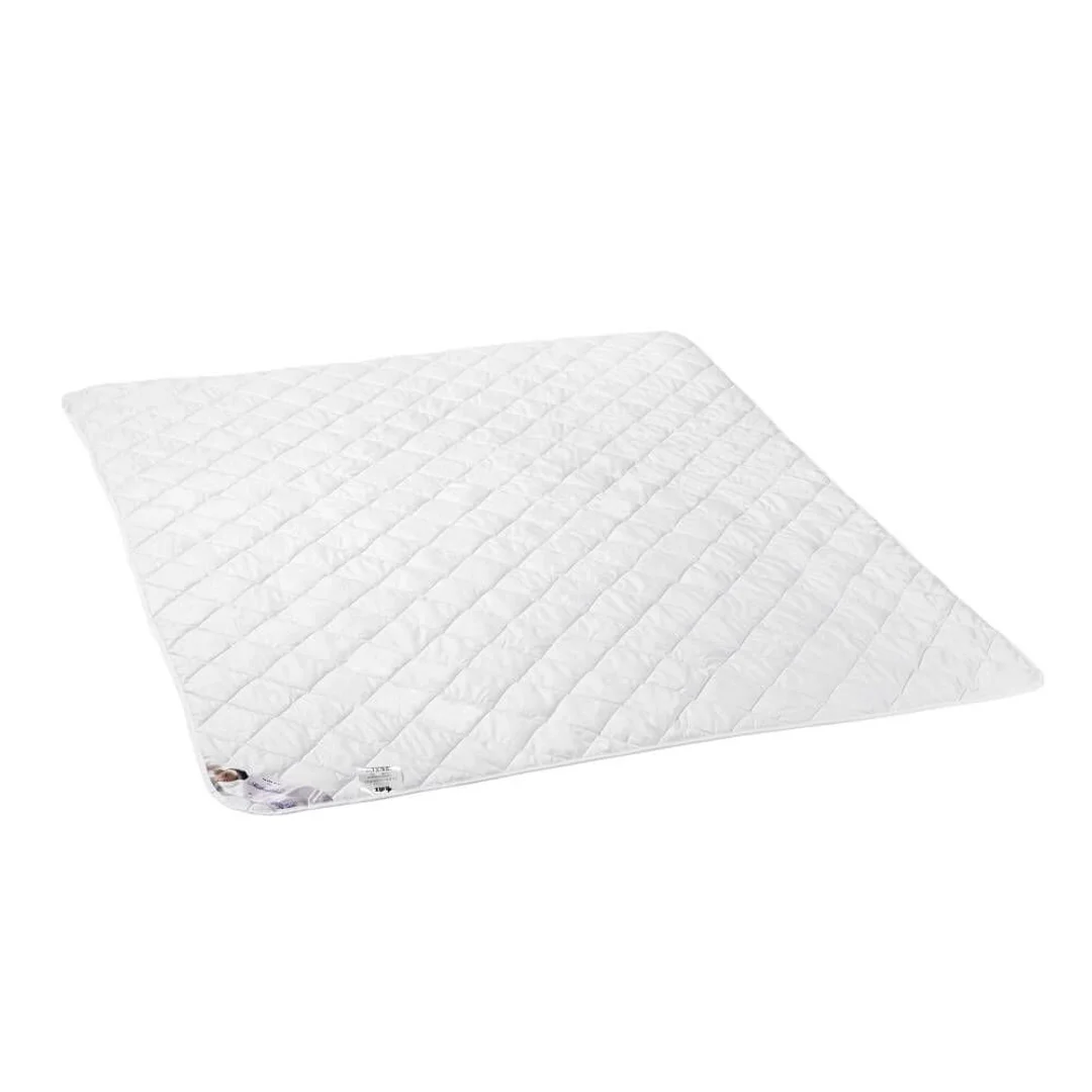 Kołdra antyalergiczna 155x200 Mikrofibra Super Summer 300g biała AMZ — zdjęcie 2